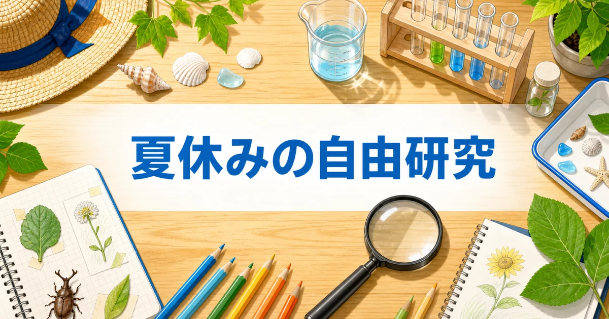 夏休みの自由研究に使える八幡山・世田谷の学べるスポット